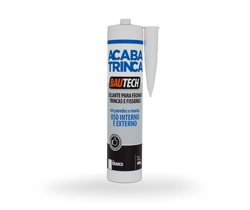 Selante Acaba Trinca Branco 400g Bautech