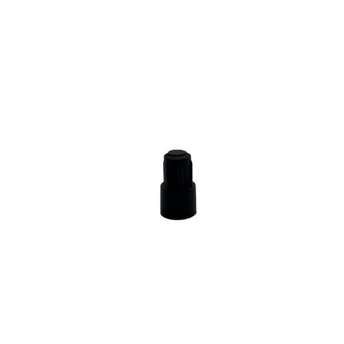 Suporte de Prateleira Macho 6x8mm Preto 20 Peças