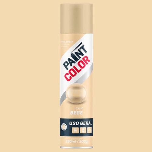 Tinta Spray Uso Geral Bege 350ml Paintcolor