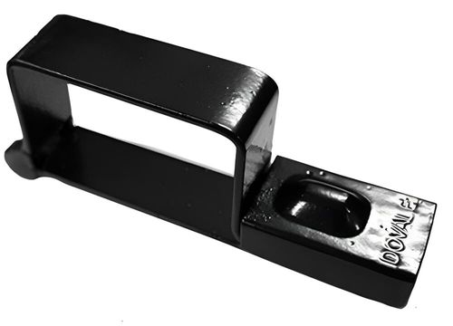 Porta Cadeado para Portão N°5 91x56mm Cadeados de 30mm Preto