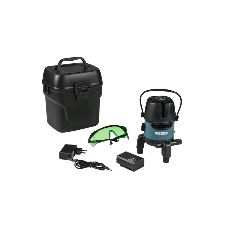 Nivel-a-Laser-Verde-10-metros-5-linhas-WS8911K-c--Bolsa-Wesco