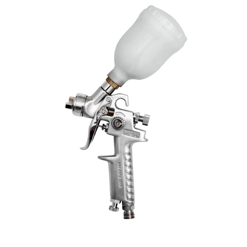 Pistola-de-Pintura-Tipo-Gravidade-HVLP-Bico-1.0mm-c--Caneca-Arcdal