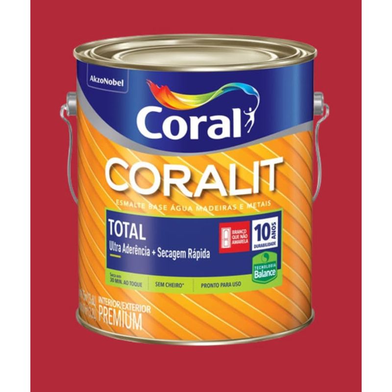 Esmalte-Premium-Base-Agua-Brilhante-Coralit-Vermelho-36L-Coral