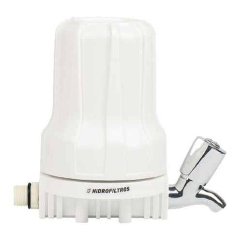 Filtro com Torneira e Carvão Ativado Branco 5" 80L/H Hidrofiltros