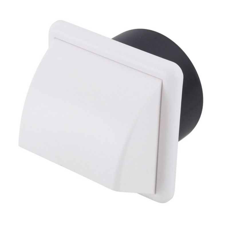 Defletor-Autofechante-Branco-para-Encaixe-Interno-em-Tubos-de-150mm