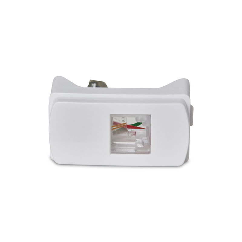 Modulo-Tomada-para-Telefone-RJ11-2-Fios-Branco-Miluz