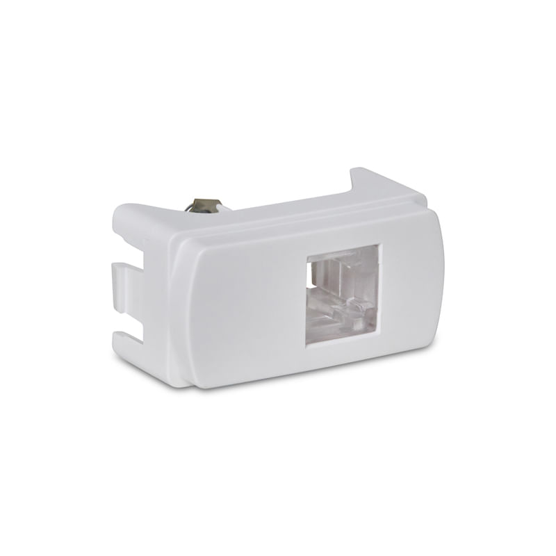 Modulo-Tomada-para-Telefone-RJ11-2-Fios-Branco-Miluz