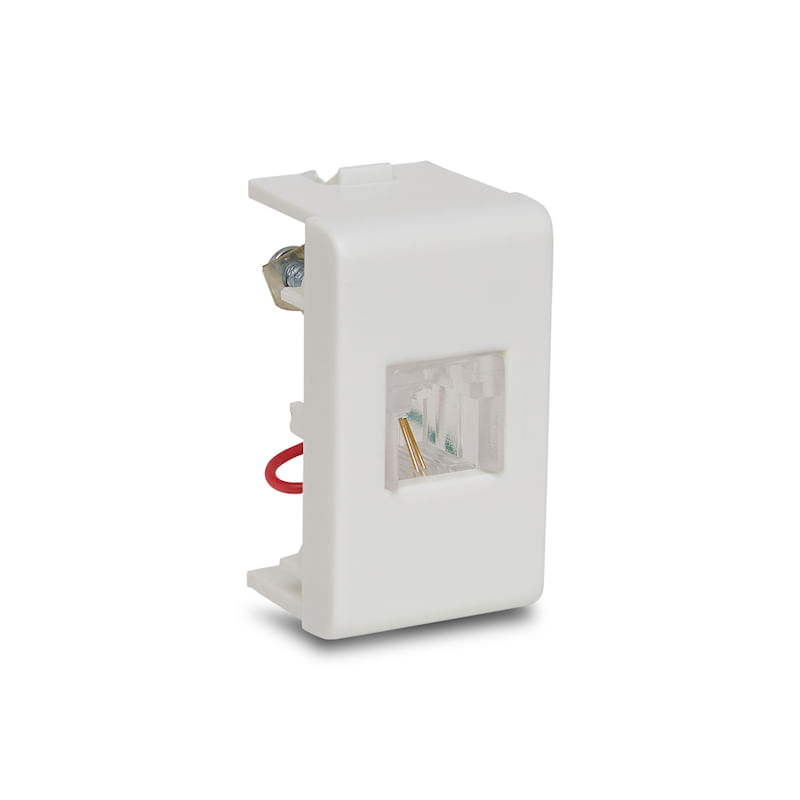 Modulo-Tomada-para-Telefone-RJ11-2-Fios-Branco-Lunare