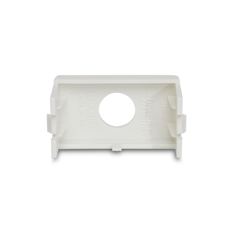 Modulo-Saida-de-Fio-com-2-Pecas-Branco-Lunare