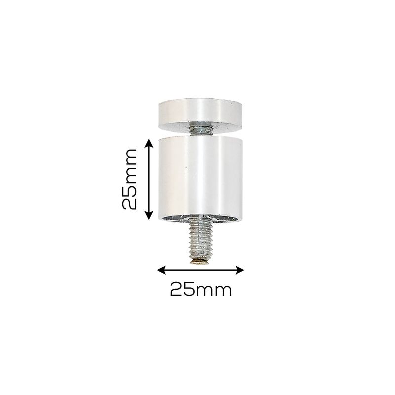Prolongador-Cilindrico-com-Tampa-1-x25mm-Aluminio