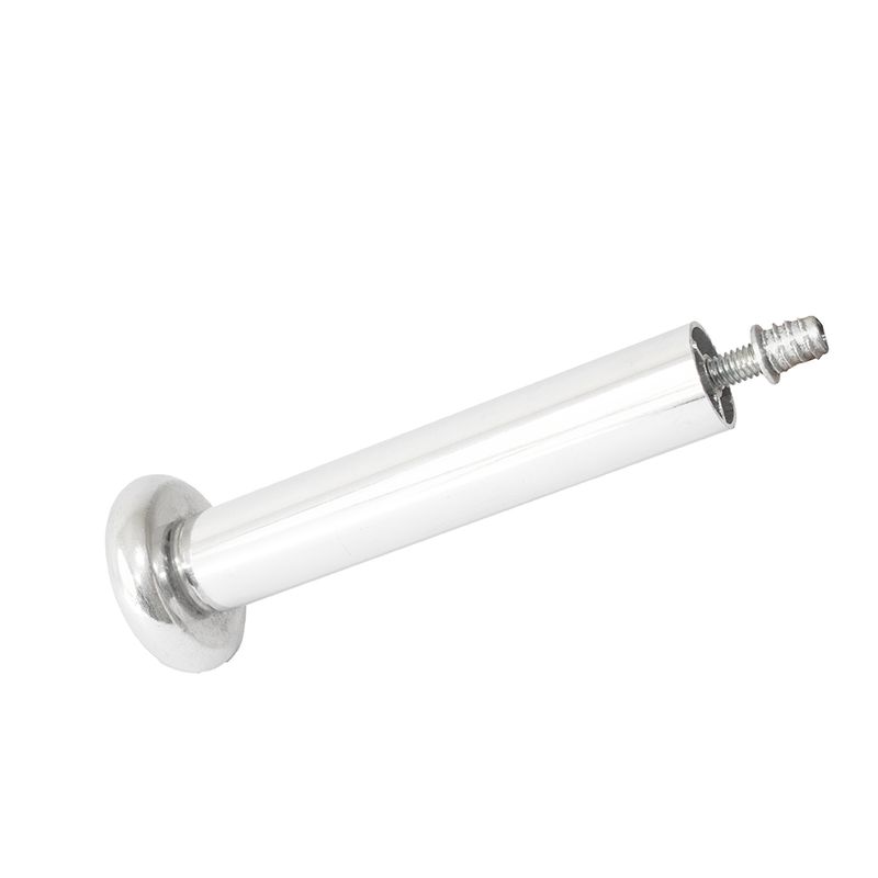 Pe-Tubular-para-Movel-com-Sapata-e-Bucha-1--100mm-Aluminio-Polido