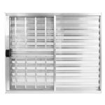 Veneziana-3-Folhas-com-Grade-Aluminio-Brilhante-100x120cm