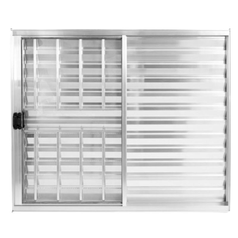 Veneziana-3-Folhas-com-Grade-Aluminio-Brilhante-100x120cm