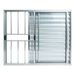 Veneziana-3-Folhas-com-Grade-Aluminio-Brilhante-100x120cm