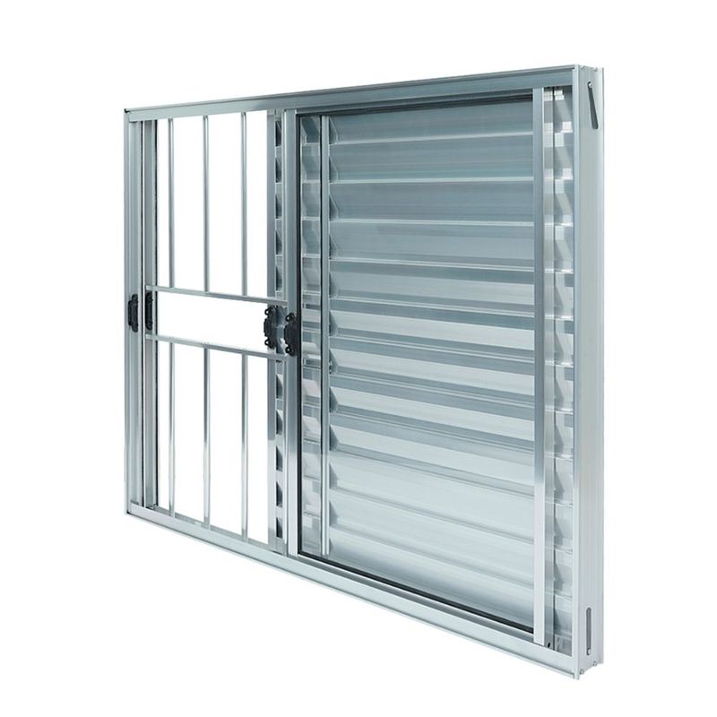 Veneziana-3-Folhas-com-Grade-Aluminio-Brilhante-100x120cm