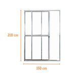 Porta-de-Correr-2-Folhas-Aluminio-Brilhante-210x150cm