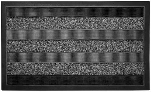 Capacho Emborrachado Cactos Pro Cinza 5mm 45x75cm