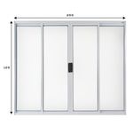 Janela-de-Correr-4-Folhas-sem-Grade-Aluminio-Branco-120x200cm