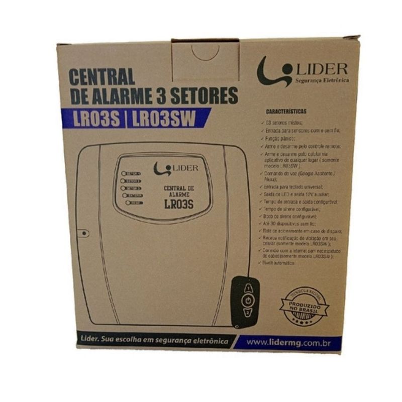 Central-de-Alarme-Wi-fi-3-Setores-Bivolt-Compativel-iOS-Android-LR03SW
