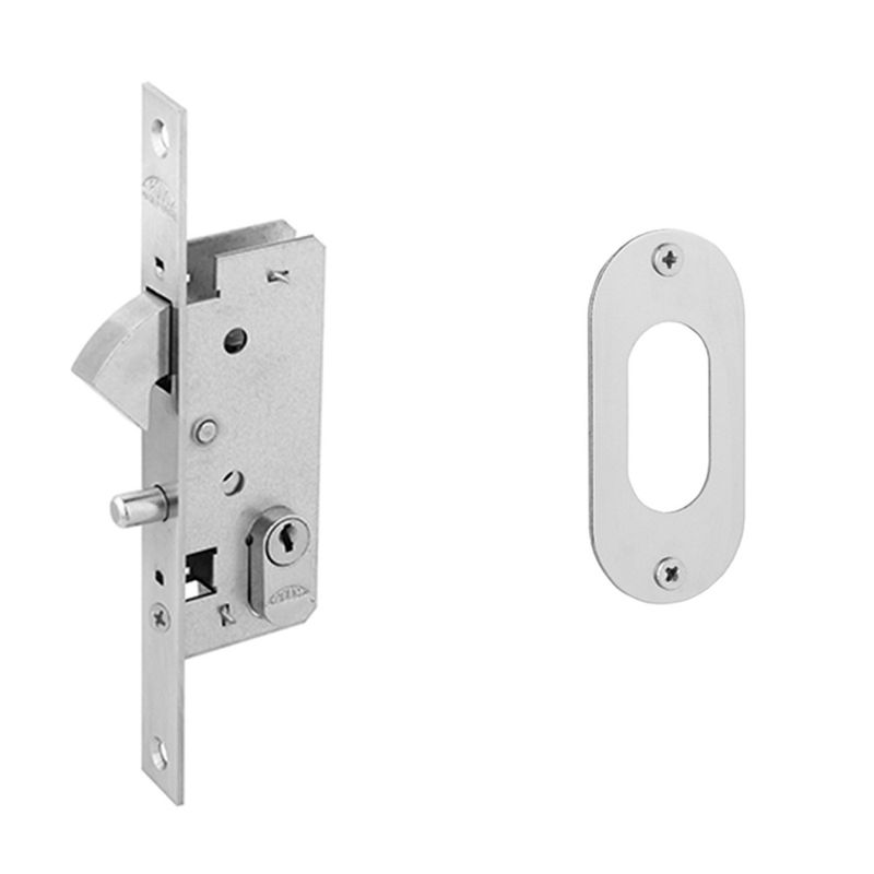 Fechadura-Externa-Bico-De-Papagaio-Porta-de-Correr-25mm-Inox-Polido