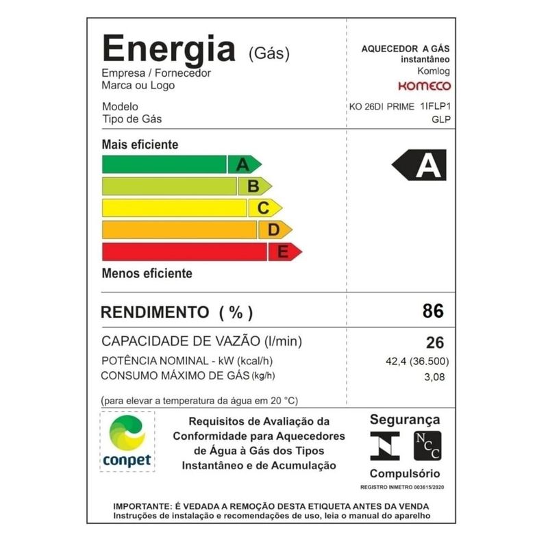 Aquecedor-de-Agua-a-Gas-GN-26L-Prime-Wifi-Inox-Digital-Bivolt-Komeco