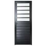 Porta-Basculante-Vidro-Boreal-Aluminio-Preto-Direito-210x80cm