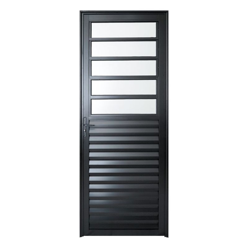 Porta-Basculante-Vidro-Boreal-Aluminio-Preto-Direito-210x80cm