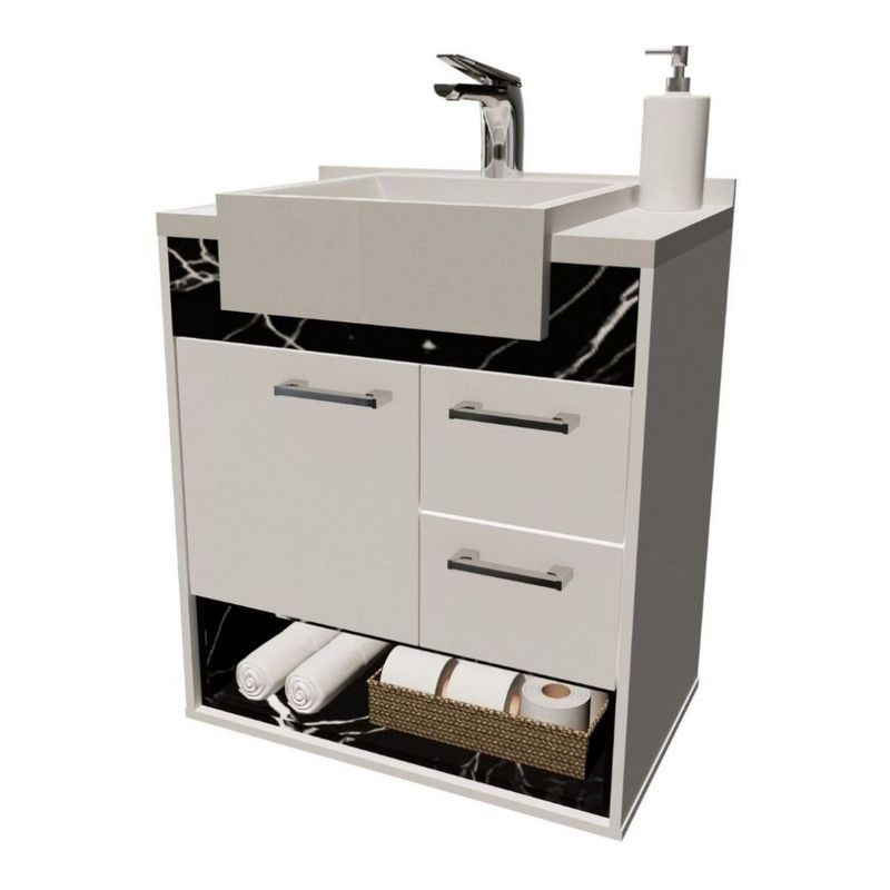 Gabinete-para-Banheiro-Delta-Branco-Marmore-Preto-42cm