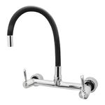 Misturador-para-Cozinha-Parede-1-4V-Preto-Color-3368-C61-DN15