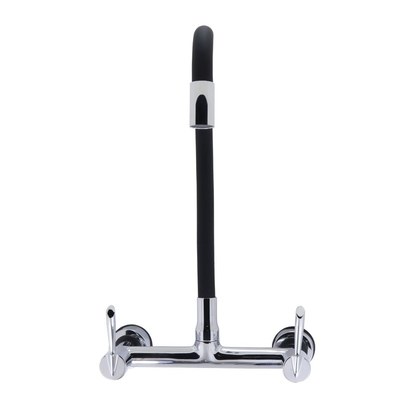 Misturador-para-Cozinha-Parede-1-4V-Preto-Color-3368-C61-DN15