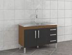 Gabinete-para-Cozinha-Flex-94x80x52cm-MDF-Amendoa-Titanium