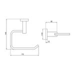 Porta-Toalha-de-Rosto-Reto-Square-1010-Gold-Fosco