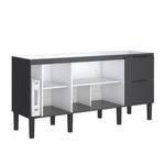 Gabinete-para-Cozinha-Cisne-175x515x86cm-MDP-MDF-Preto