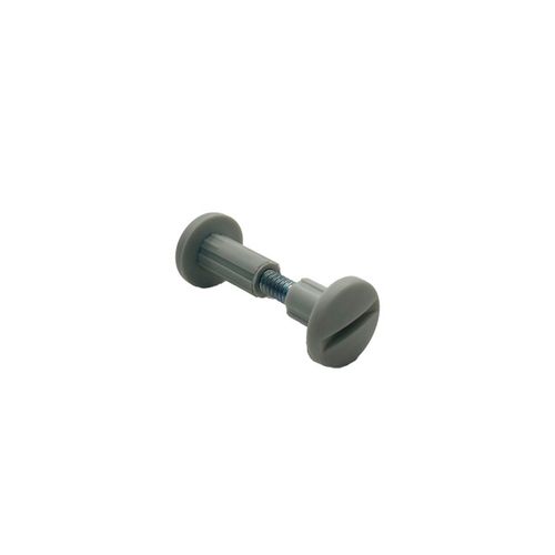 Parafuso União Haste 29,5mm Cinza 10 Peças