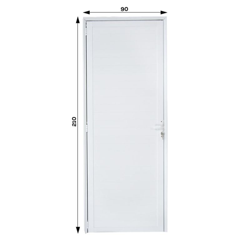 Porta-Lambril-Aluminio-Branco-com-Fechadura-Direito-210x90cm