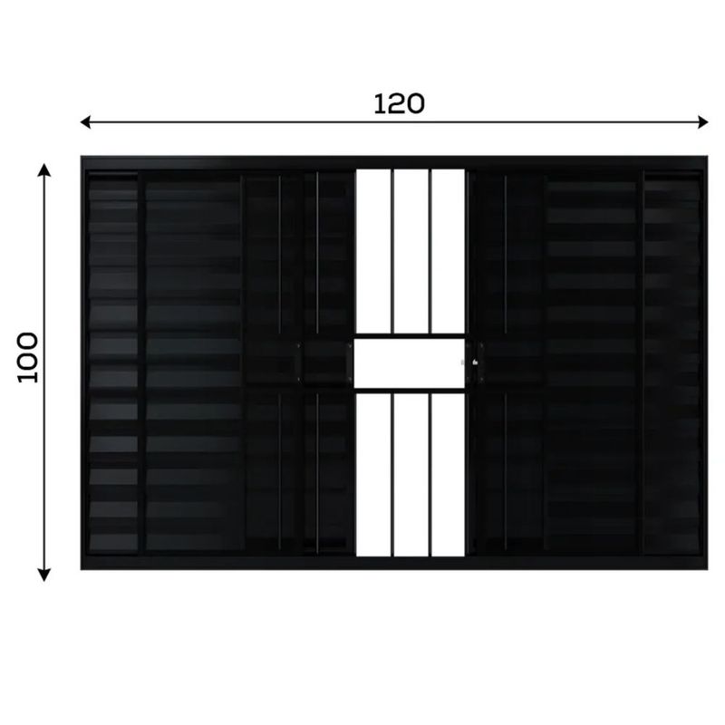 Veneziana-6-Folhas-com-Grade-Aluminio-Preto-100x120cm