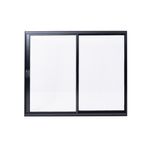 Janela-de-Correr-2-Folhas-sem-Grade-Aluminio-Preto-100x120cm