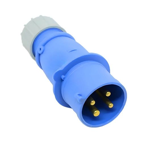 Plugue Industrial 4 Pólos 32A 9H 200/250V PIW-32P4H9E57