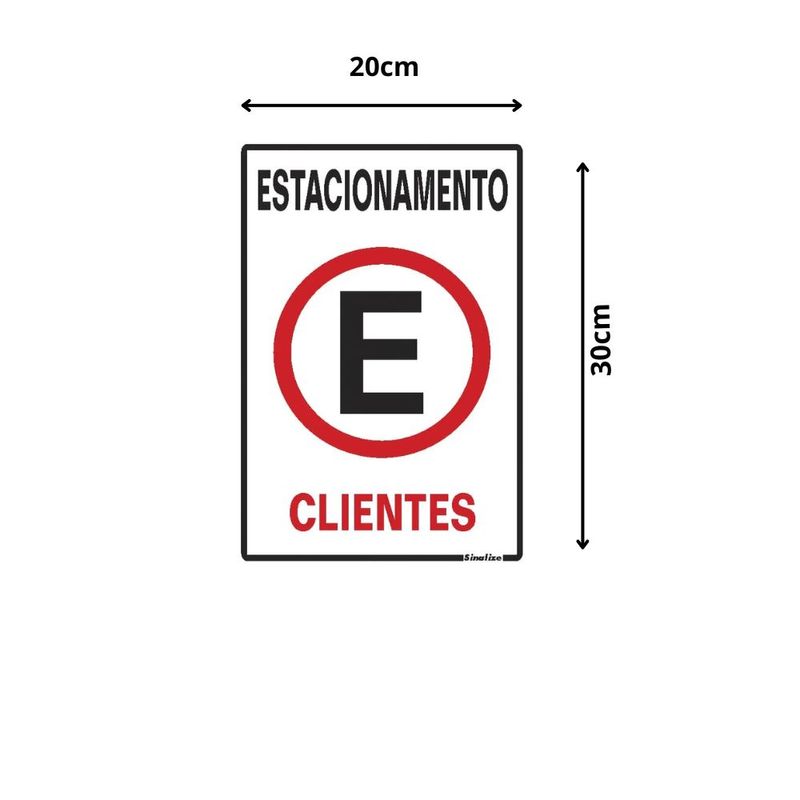 Placa-Estacionamento-Clientes-20x30cm-em-Poliestireno