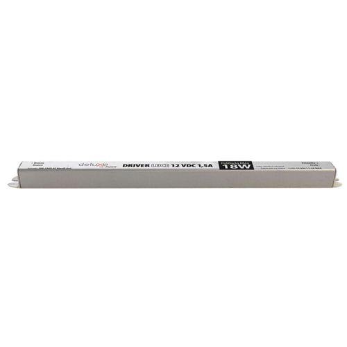 Driver Slim para Fita Led 18W 12V 1,5 Amperes Bivolt