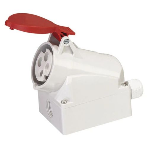 Tomada Industrial de Sobrepor 4 Pólos 16A 6H 380/440V TSW-16P4H6E53