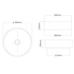Cuba-de-Apoio-Redonda-Branca-30x135cm-Louca-Mondialle-Hana