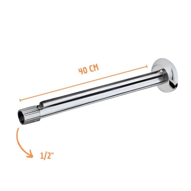 Cano-para-Chuveiro-com-Canopla-e-Luva-Aluminio-40cm-1-2--Bognar