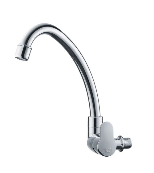 Torneira para Cozinha Parede 1/4V Bica Móvel Cromado Tivoli