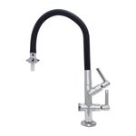 Torneira-para-Tanque-Jardim-Mesa-Longa-Flexivel-com-Bico-C53-Preto