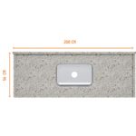 Pia-para-Cozinha-Granito-200x56cm-Branco-Dallas-com-Cuba-Central-11cm
