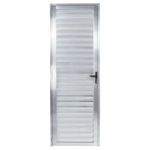 Porta-Postigo-Vidro-Liso-Aluminio-Branco-Esquerdo-210x80cm