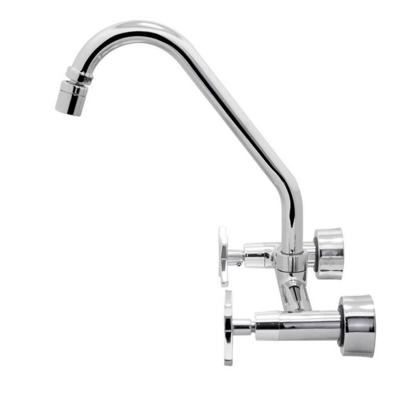 Misturador-para-Cozinha-Parede-1-4V-Cromado-3368-com-Articulador-DN15