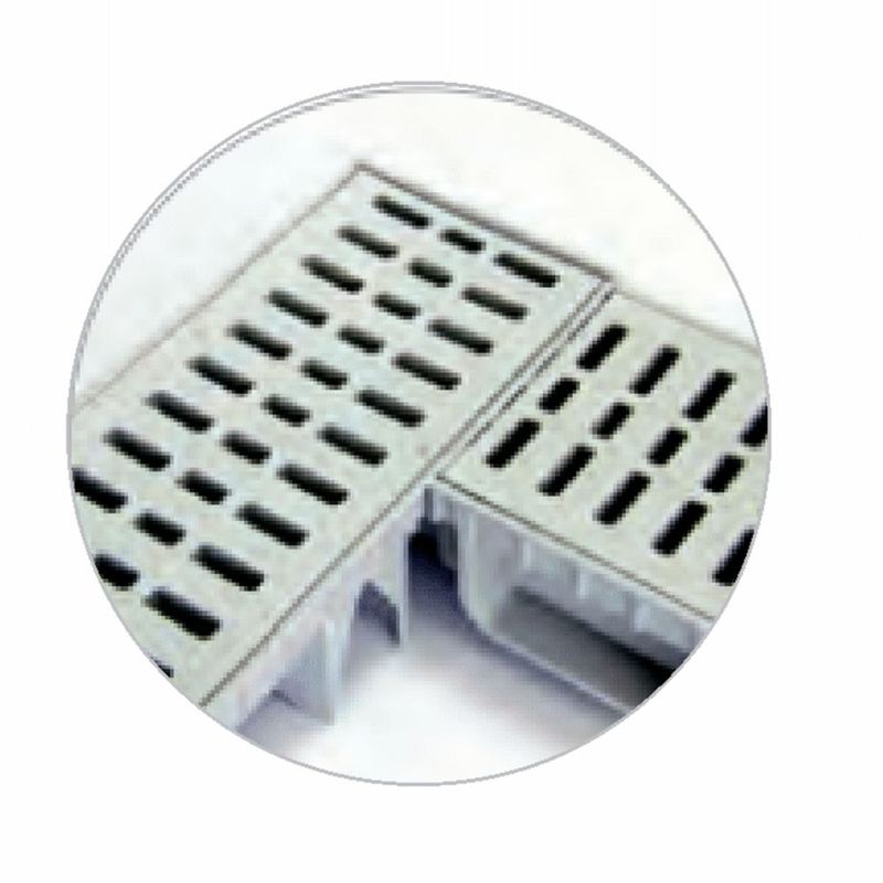 Canal-para-Grelha-Polipropileno-Evolution-Cinza-5x9cm-Odem