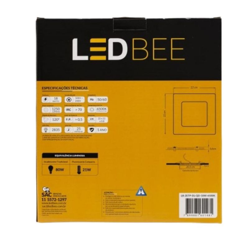Painel-de-LED-Embutir-18W-219x219cm-1350-Lumens-Luz-Branca